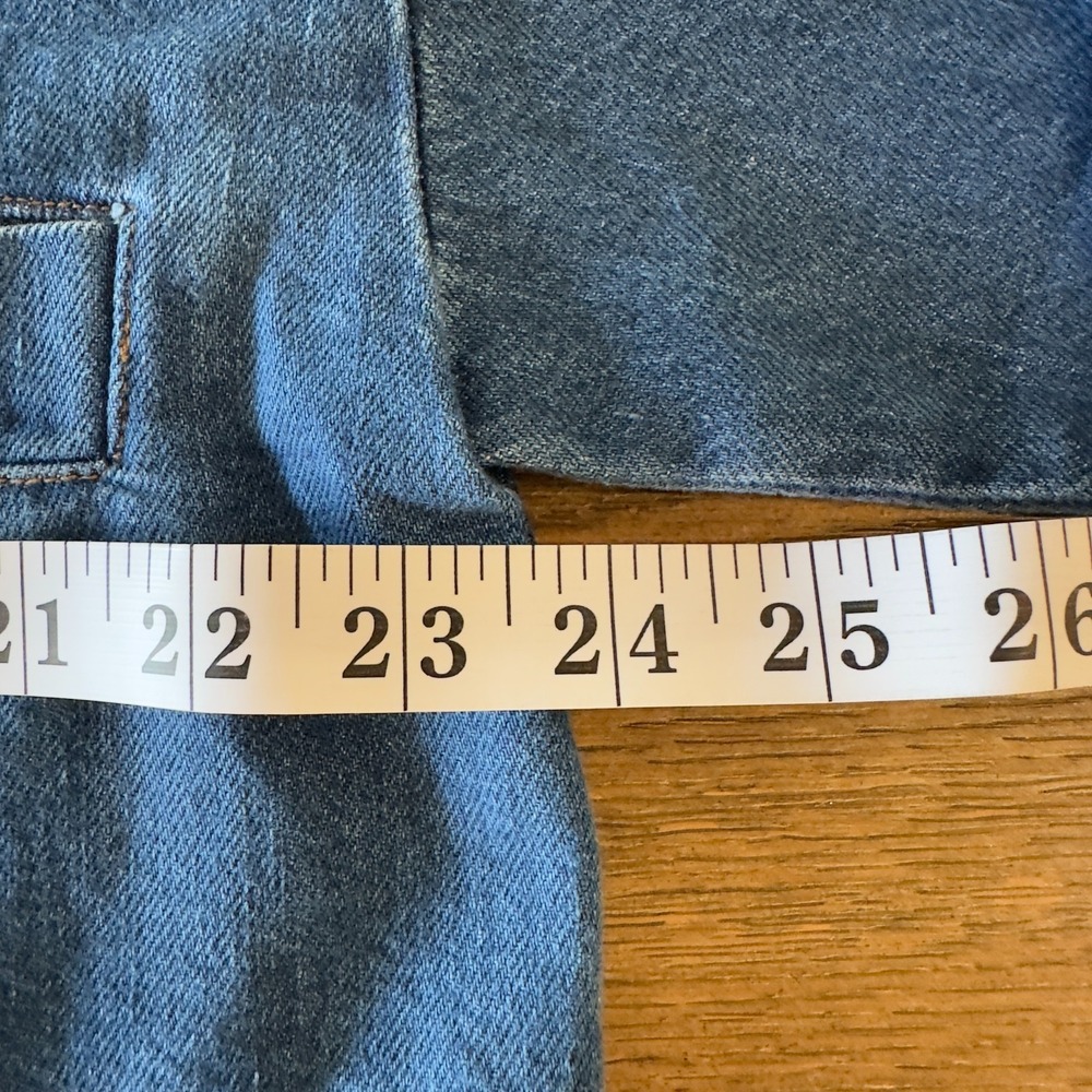 Xirena Paley Cropped Denim Boxy Oversized Jacket-Blue Jay-Womens Sze S-NWOT $345 - Picture 11 of 16